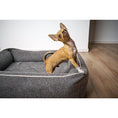 Charger l'image dans la visionneuse de galerie,Hundebett Classic - ECO GRAPHITE - BenzoDesign