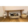 Cargar imagen en el visor de galería, Hundebett Classic - TEDDY CREME - BenzoDesign