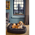Cargar imagen en el visor de galería, Hundebett Classic - BUFFALO GRAPHITE - BenzoDesign