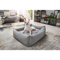 Bild in Galerie-Betrachter laden, OUTDOOR Hundebett - SMOOTH BLACK SILK - BenzoDesign