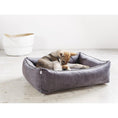 Załaduj obraz do przeglądarki galerii, Hundebett Classic - GLAM GRAPHITE - BenzoDesign