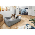 Bild in Galerie-Betrachter laden, OUTDOOR Hundebett - SMOOTH BLACK SILK - BenzoDesign
