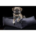 Cargar imagen en el visor de galería, Orthopädisches Hundebett - GLAM GRAPHITE - BenzoDesign