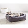 Załaduj obraz do przeglądarki galerii, Hundebett Classic - GLAM GRAPHITE - BenzoDesign