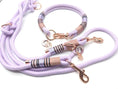 Cargar imagen en el visor de galería, Halsband Set ZOE in flieder