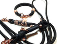 Charger l'image dans la visionneuse de galerie,Halsband Set CELINE in schwarz - BenzoDesign