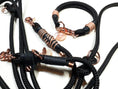 Charger l'image dans la visionneuse de galerie,Halsband Set CELINE in schwarz - BenzoDesign