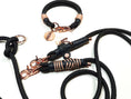 Charger l'image dans la visionneuse de galerie,Halsband Set CELINE in schwarz - BenzoDesign