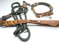 Załaduj obraz do przeglądarki galerii, Halsband Set MARLON in olivgrün - BenzoDesign