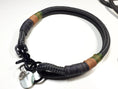 Cargar imagen en el visor de galería, Halsband Set PEPE in anthrazit - BenzoDesign