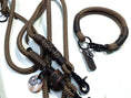 Charger l'image dans la visionneuse de galerie,Halsband Set RICKY in braun - BenzoDesign
