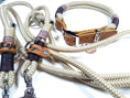 Cargar imagen en el visor de galería, Halsbandset KAJA in beige - BenzoDesign