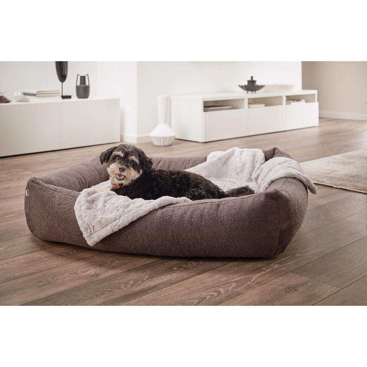 Hundebett Classic - TEDDY GRAU