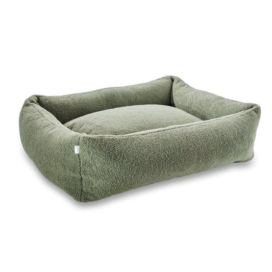 Hundebett Classic - TEDDY GREEN