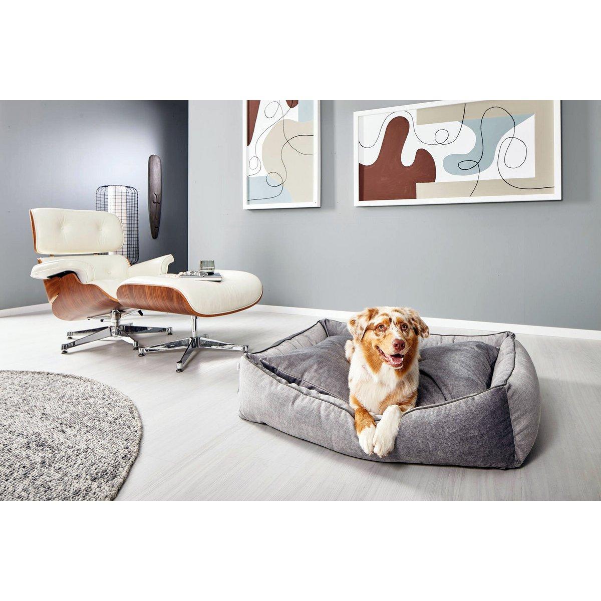 Hundebett Classic - GLAM SILVER