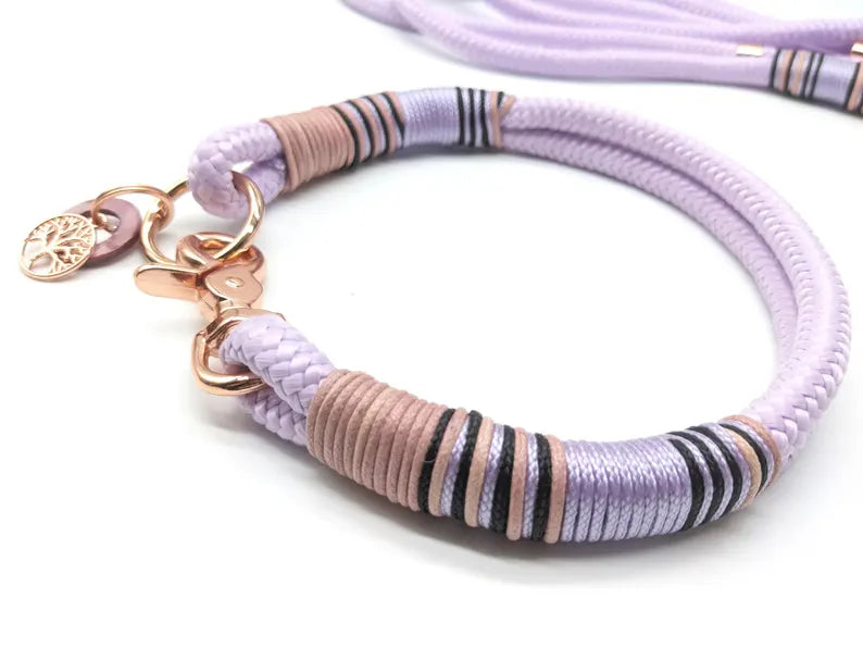 Halsband Set ZOE in flieder