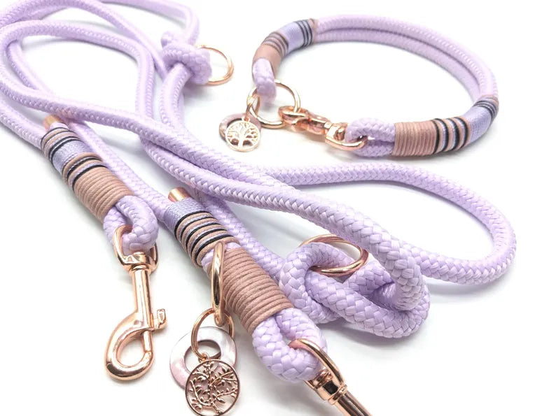 Halsband Set ZOE in flieder