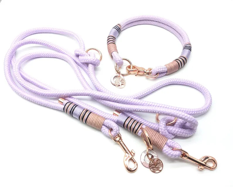 Halsband Set ZOE in flieder