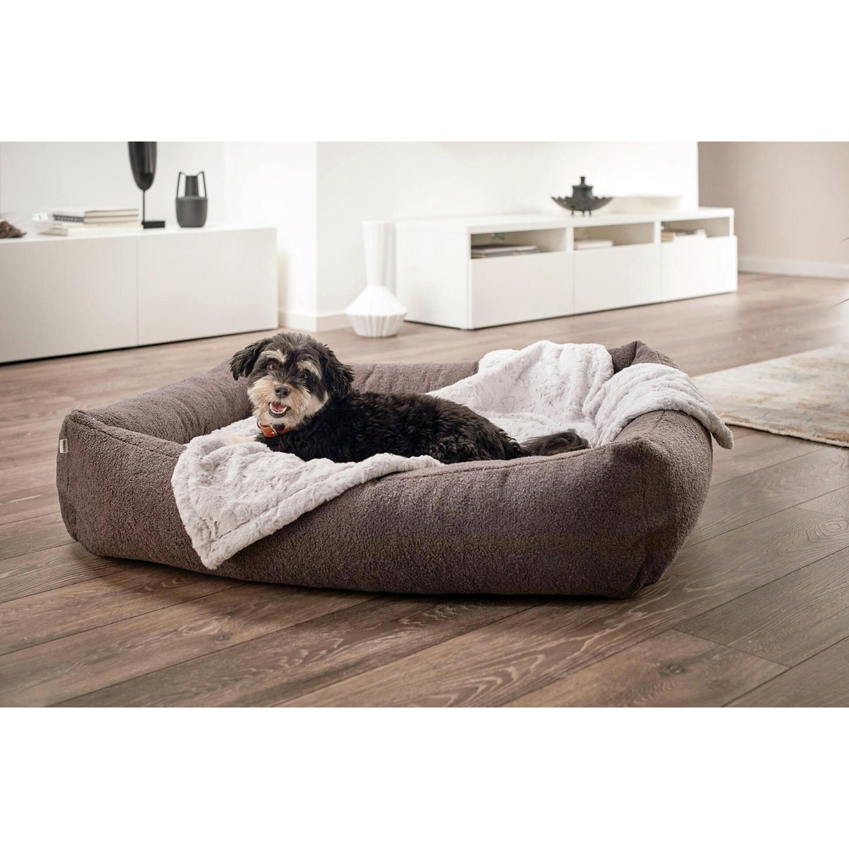 Hundedecke COZY LIGHT GRAY - Webpelz Decke