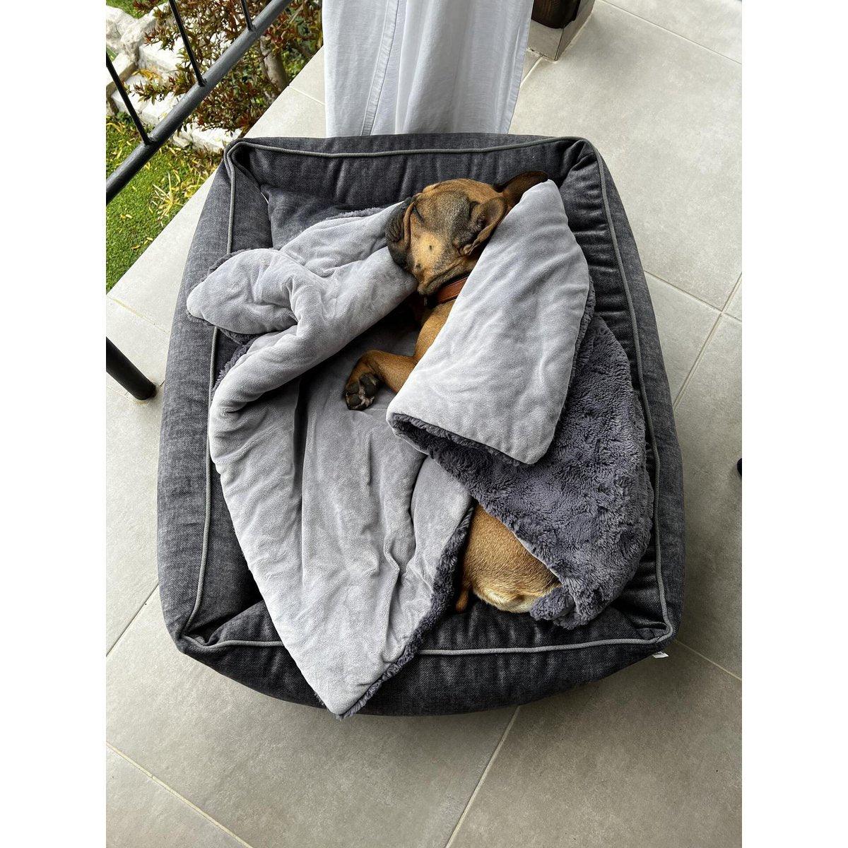 Hundebett Classic - GLAM GRAPHITE