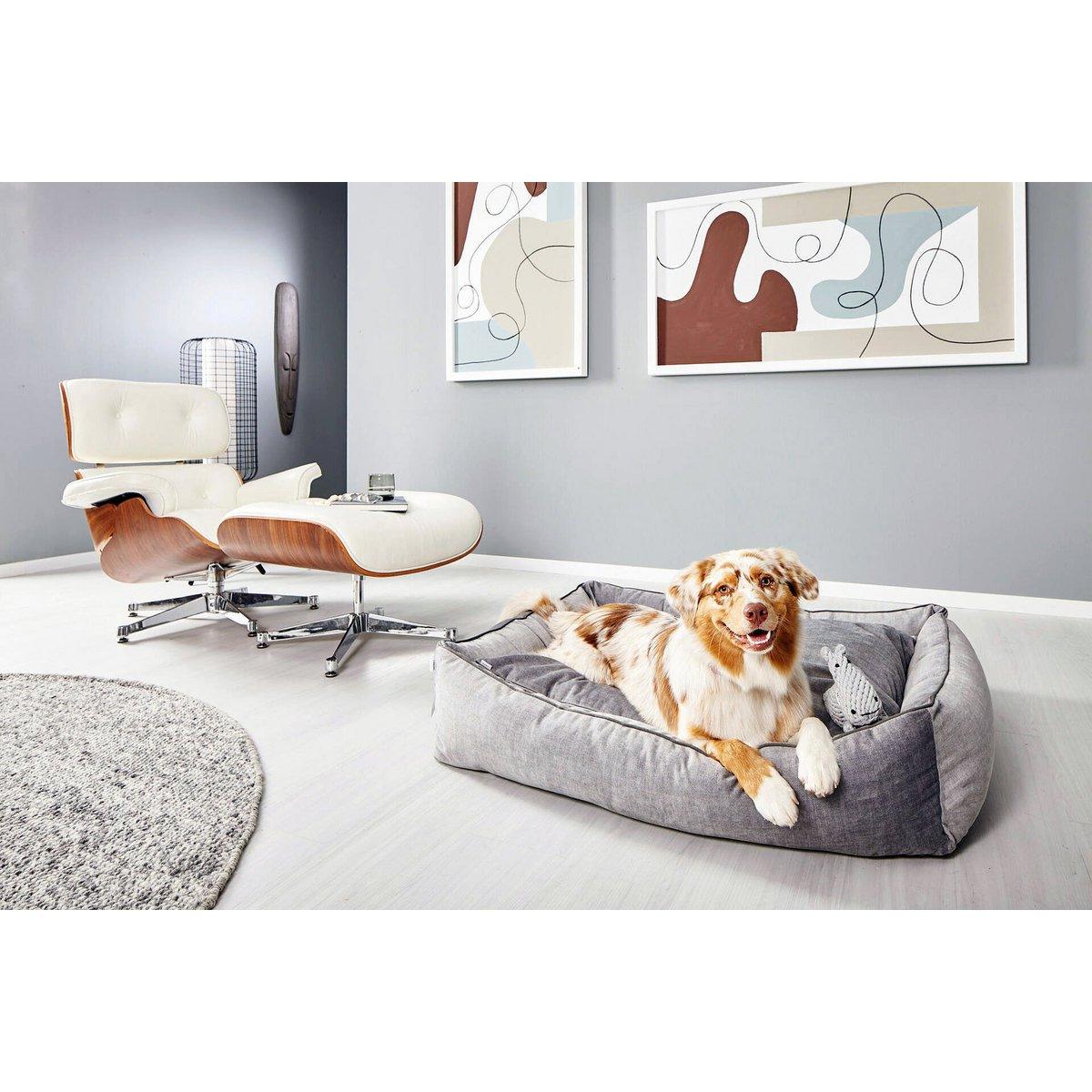 Hundebett Classic - GLAM SILVER