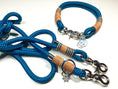 Bild in Galerie-Betrachter laden, Halsband Set COOPER in aqua - BenzoDesign
