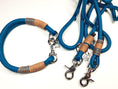 Bild in Galerie-Betrachter laden, Halsband Set COOPER in aqua - BenzoDesign
