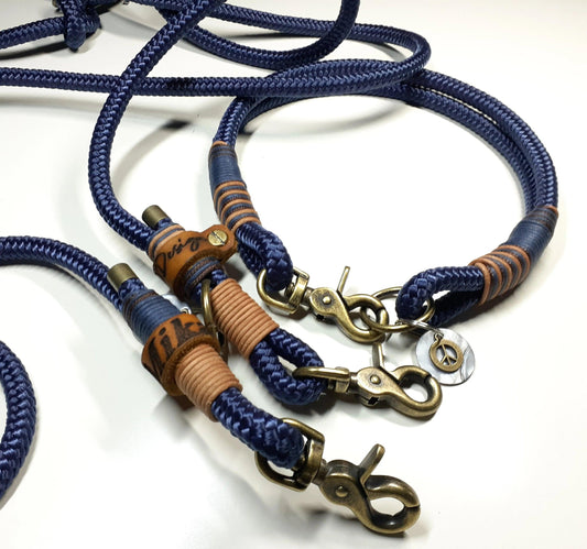 Halsband Set ELVIS in navy - BenzoDesign