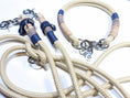 Bild in Galerie-Betrachter laden, Halsband Set FIETE in beige - BenzoDesign
