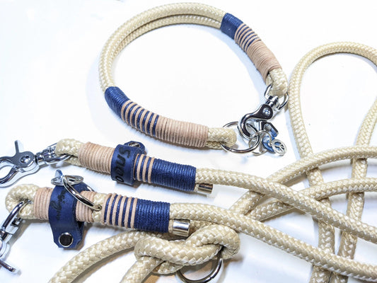 Halsband Set FIETE in beige - BenzoDesign