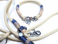 Bild in Galerie-Betrachter laden, Halsband Set FIETE in beige - BenzoDesign
