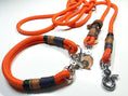 Bild in Galerie-Betrachter laden, Halsband Set HAPPY in orange - BenzoDesign
