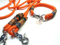 Bild in Galerie-Betrachter laden, Halsband Set HAPPY in orange - BenzoDesign
