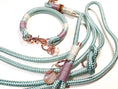 Bild in Galerie-Betrachter laden, Halsband Set KIM in mint - BenzoDesign
