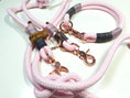 Bild in Galerie-Betrachter laden, Halsband Set SISSY in rosa - BenzoDesign
