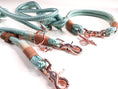 Bild in Galerie-Betrachter laden, Halsband Set SWEETHEART in mint - BenzoDesign
