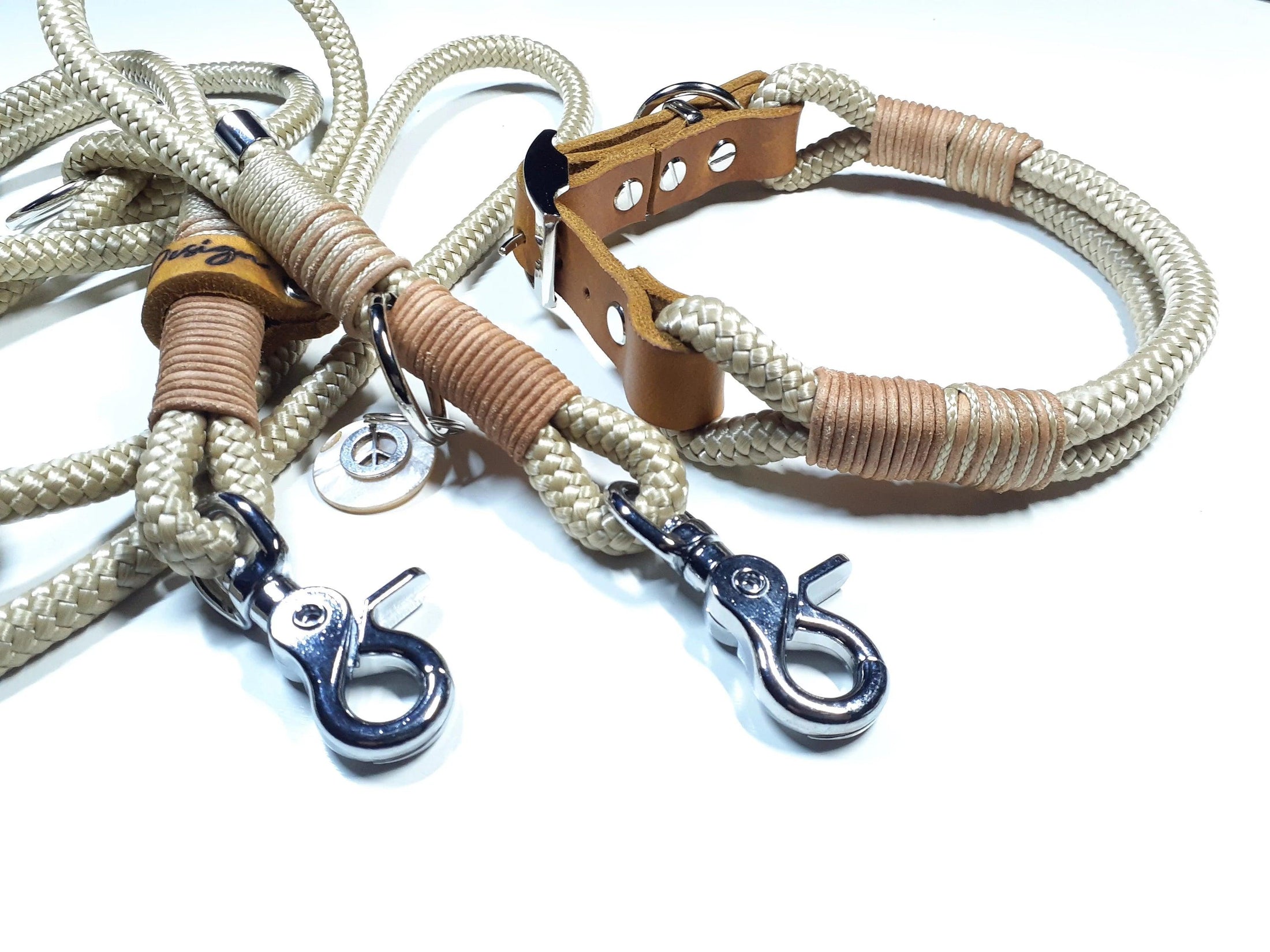 Set di collari SAMMY in beige - BenzoDesign