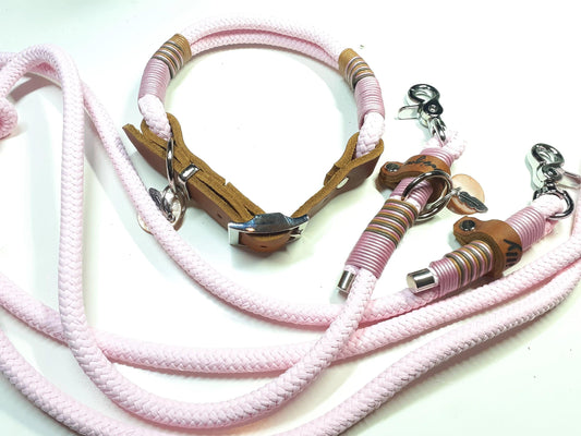 Halsbandset SHEELA in rosa - BenzoDesign