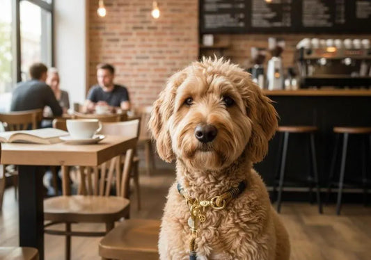 Súprava goliera AKUNA v horčicovožltej farbe